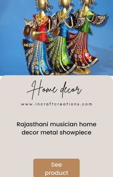 Incraft Creations Rajasthani musican decor